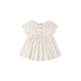 Quincy Mae Flower Field Ruffle Collared Dress