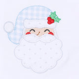 Sweet St Nick Footie- Light Blue