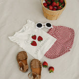 Strawberry Ruffle Tee