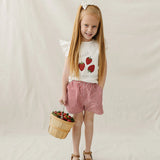 Strawberry Ruffle Tee