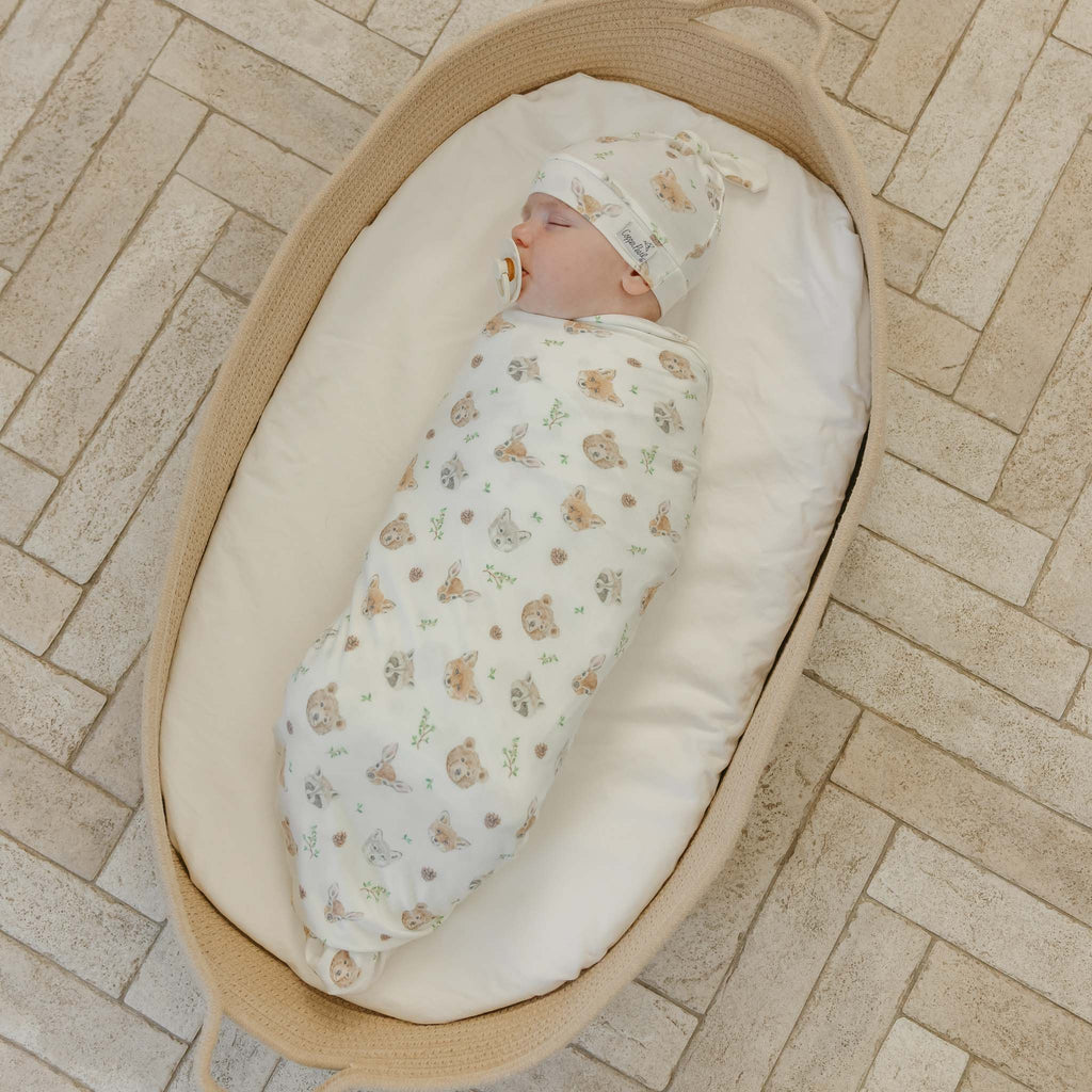 Copper Pearl Knit Swaddle Blanket- Wilder