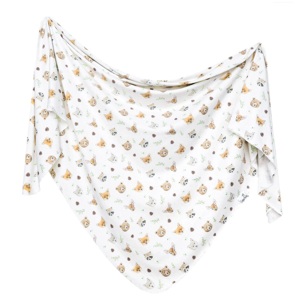 Copper Pearl Knit Swaddle Blanket- Wilder