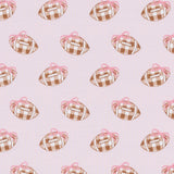 Tiny Tailgater Zip Footie- Pink