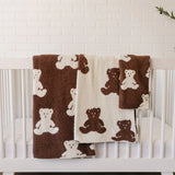 Teddy Bear Plush Blanket