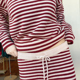 Lola Red Striped Set- Bottoms