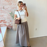 Vintage Gingham Set- Skirt