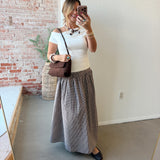 Vintage Gingham Set- Skirt
