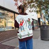 Cowboy Sweater Zip Up