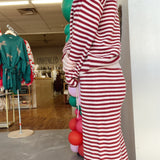 Lola Red Striped Set- Bottoms