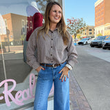 Vintage Gingham Set- Top
