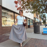 Vintage Gingham Set- Skirt