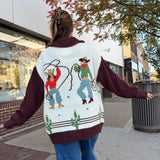 Cowboy Sweater Zip Up