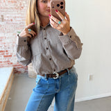 Vintage Gingham Set- Top