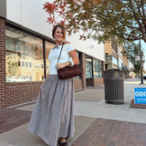 Vintage Gingham Set- Skirt