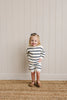 Navy Stripe Knit Sweater
