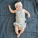 Ruched Floral Set
