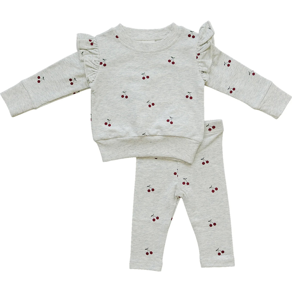 Cherry Ruffle Set