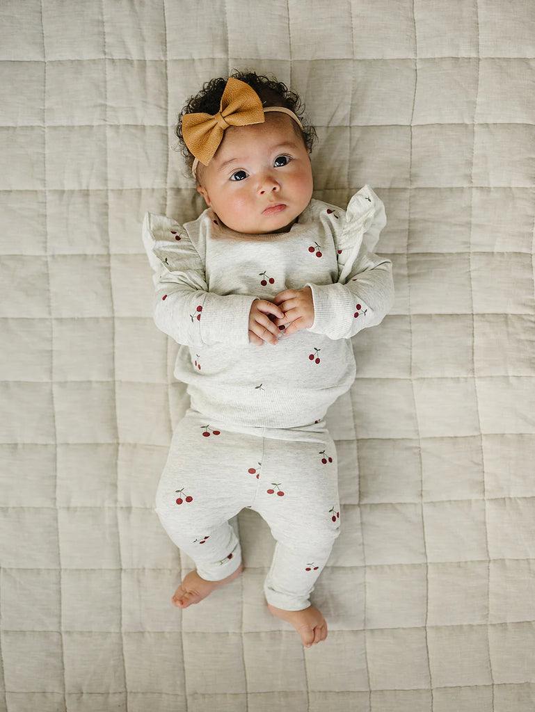 Cherry Ruffle Set