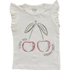 Cherry Ruffle Tee
