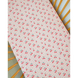 Cherry Muslin Crib Sheet