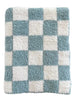 Checkered Mini Blanket in Sky