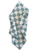 Checkered Mini Blanket in Sky
