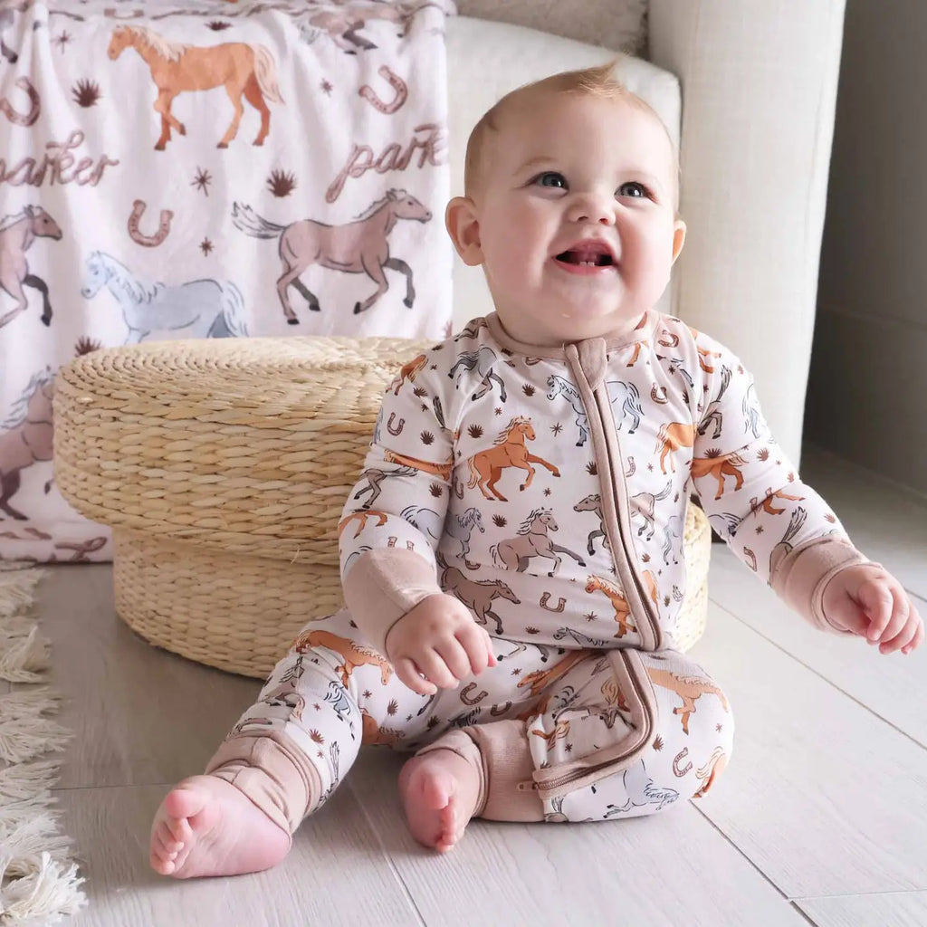 Caden Lane Ponies Bamboo Sleeper