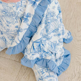 Bamboo Ruffled Security Blanket Set - Vintage Carnival