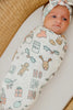 Copper Pearl Knit Swaddle Blanket- Cindy