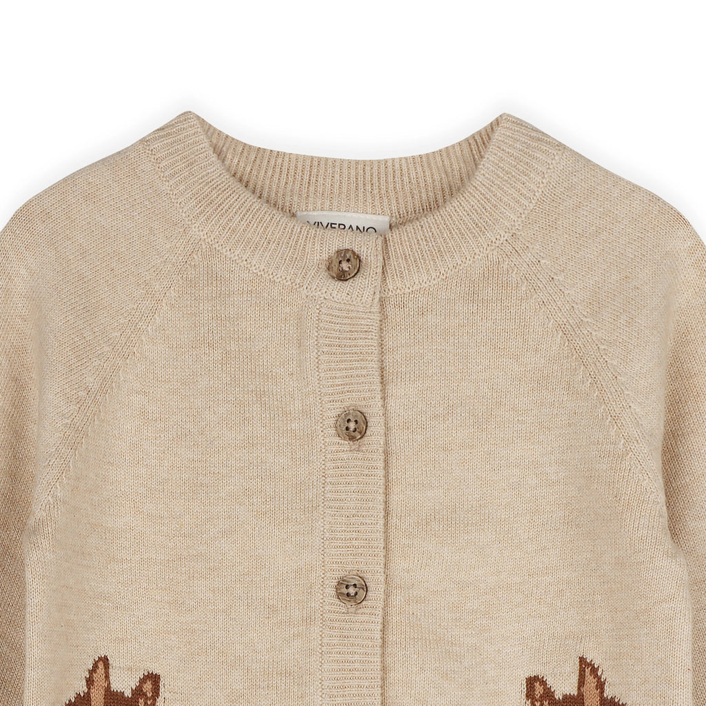 Horse Button Up Cardigan- Baby