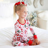 Caden Lane Holiday Bow Bamboo 2 pc Sleeper