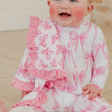 Bamboo Ruffled Security Blanket Set - Bow My Gosh