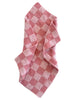 Checkered Mini Blanket in Watermelon
