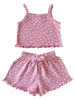 Pink Flower Two Piece Set