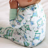 Caden Lane Golf Green Gingham Bamboo Sleeper