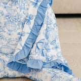 Bamboo Ruffled Security Blanket Set - Vintage Carnival