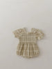 Beige Ruffled Onesie
