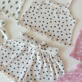 Blue Flower Two Piece Set