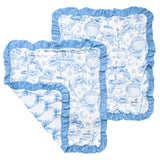 Bamboo Ruffled Security Blanket Set - Vintage Carnival
