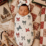 Swaddle, Country Christmas Bows