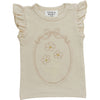 Floral Framed Ruffle Tee