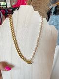 Pearled Chain Necklace