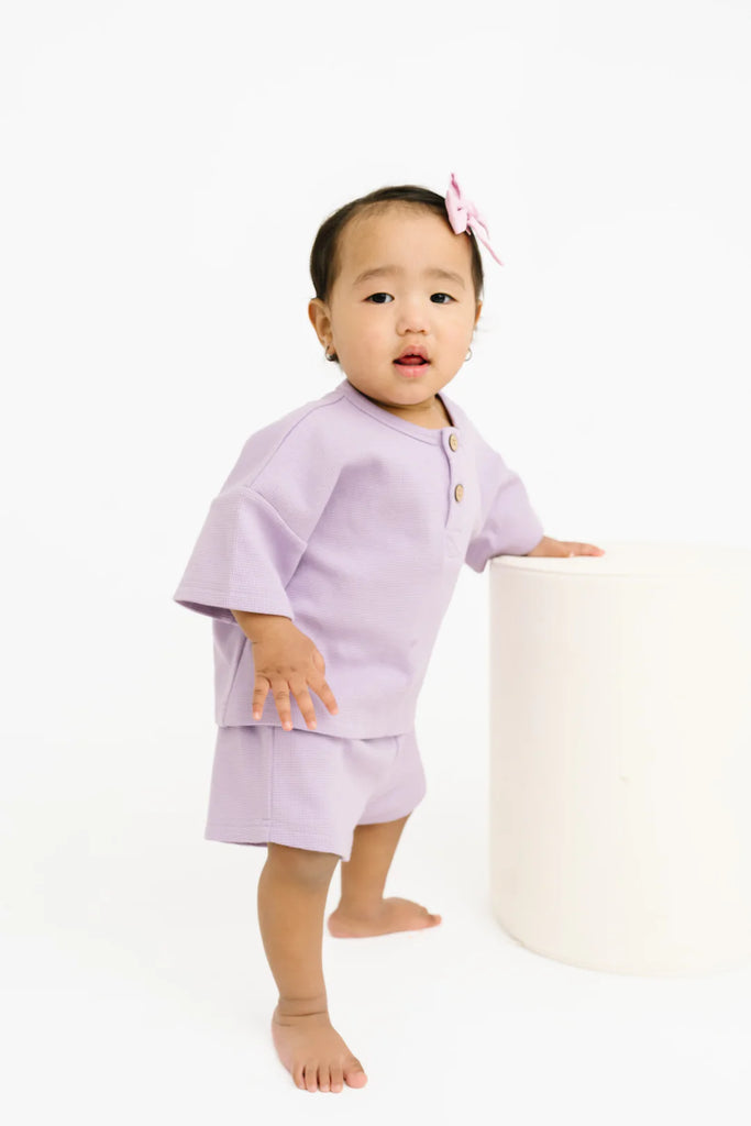 Lilac Waffle Set