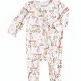 Caden Lane Golf Pink Bamboo Sleeper Footies