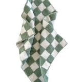 Checkered Mini Blanket in Sage