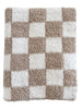 Checkered Mini Blanket in Cream