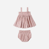 Quincy Mae Mae Smocked Top and Bloomer Set