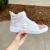 Golden High Tops in Mauve
