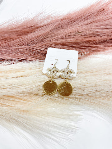 Livin’ Lux Earrings Big Crystal C