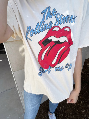 Neon Rolling Stones Tee Baby